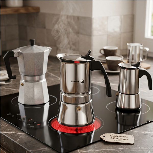 Cafeteras Italianas y Hervidores