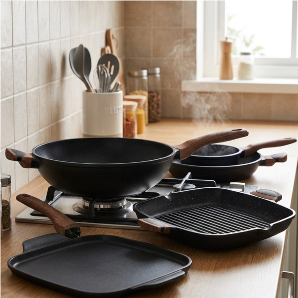 Sartenes, Planchas, Grills y Woks