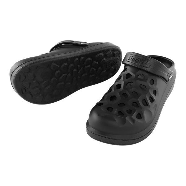 Zuecos para jardín y casa perforado negro talla 42