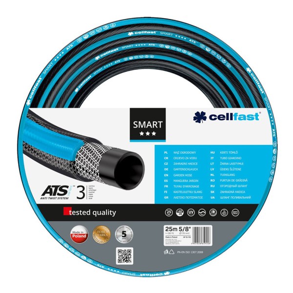 Manguera de riego smart 25 m (5/8" 15 mm)