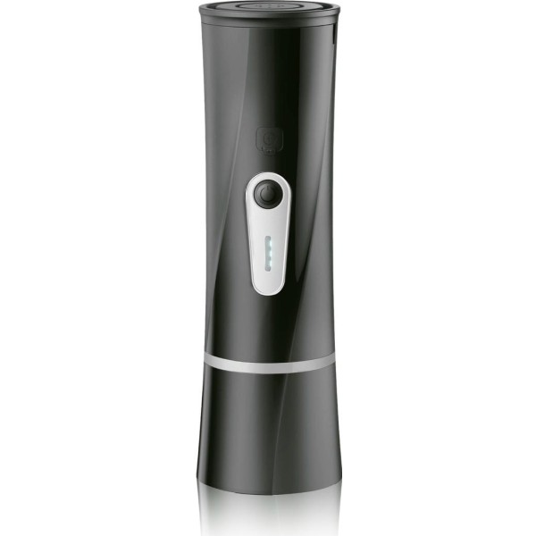 Cafetera portatil a bateria negra kuken | compatible cápsulas Nesp. y café molido