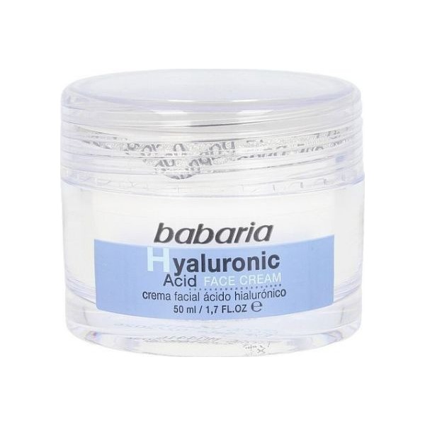 Crema Facial Hidratante Babaria Ácido Hialurónico 50 ml.
