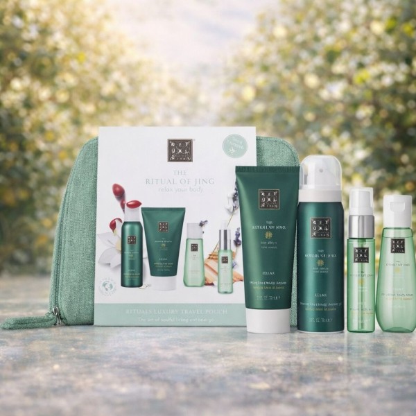 Rituals the ritual of jing crema corporal 4ml + gel de baño limpiador 50ml + aceite corporal aceite corporal + spray