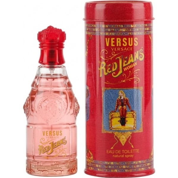 Versace red jeans eau de toilette 75ml vaporizador