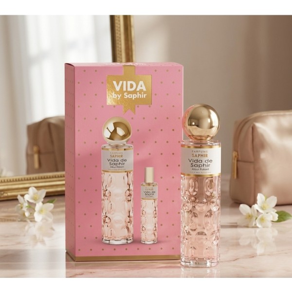 Saphir vida edp pour femme 200ml + 30ml